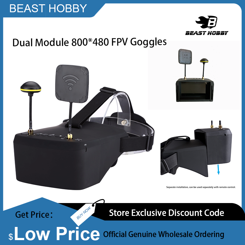 Skyzone Cobra X V2 Fpv Goggles - Gafas FPV EV800D 5.8G 40CH Diversity
