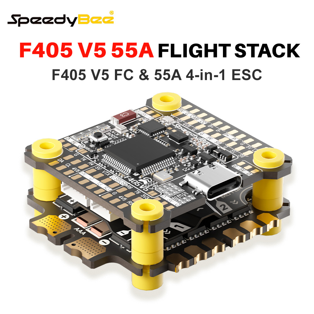 SpeedyBee F405 V5 Stack F405 V - Foxeer Reaper F4 128K 65A Esc reseña y precio