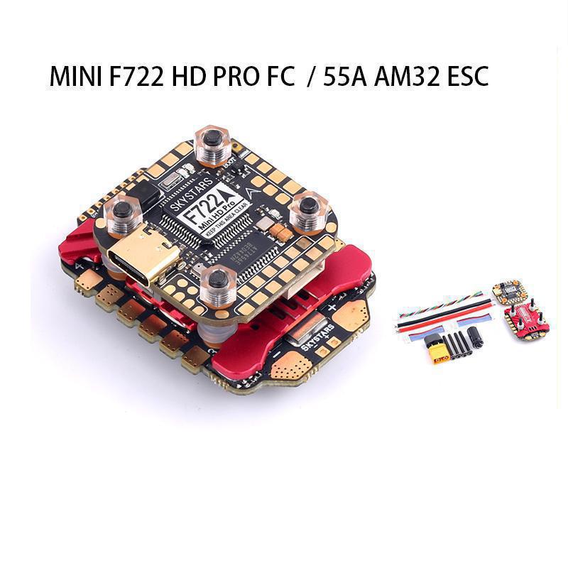 Skystars F722fc &am32 55a 4en1 - Foxeer Reaper F4 128K 65A Esc reseña y precio